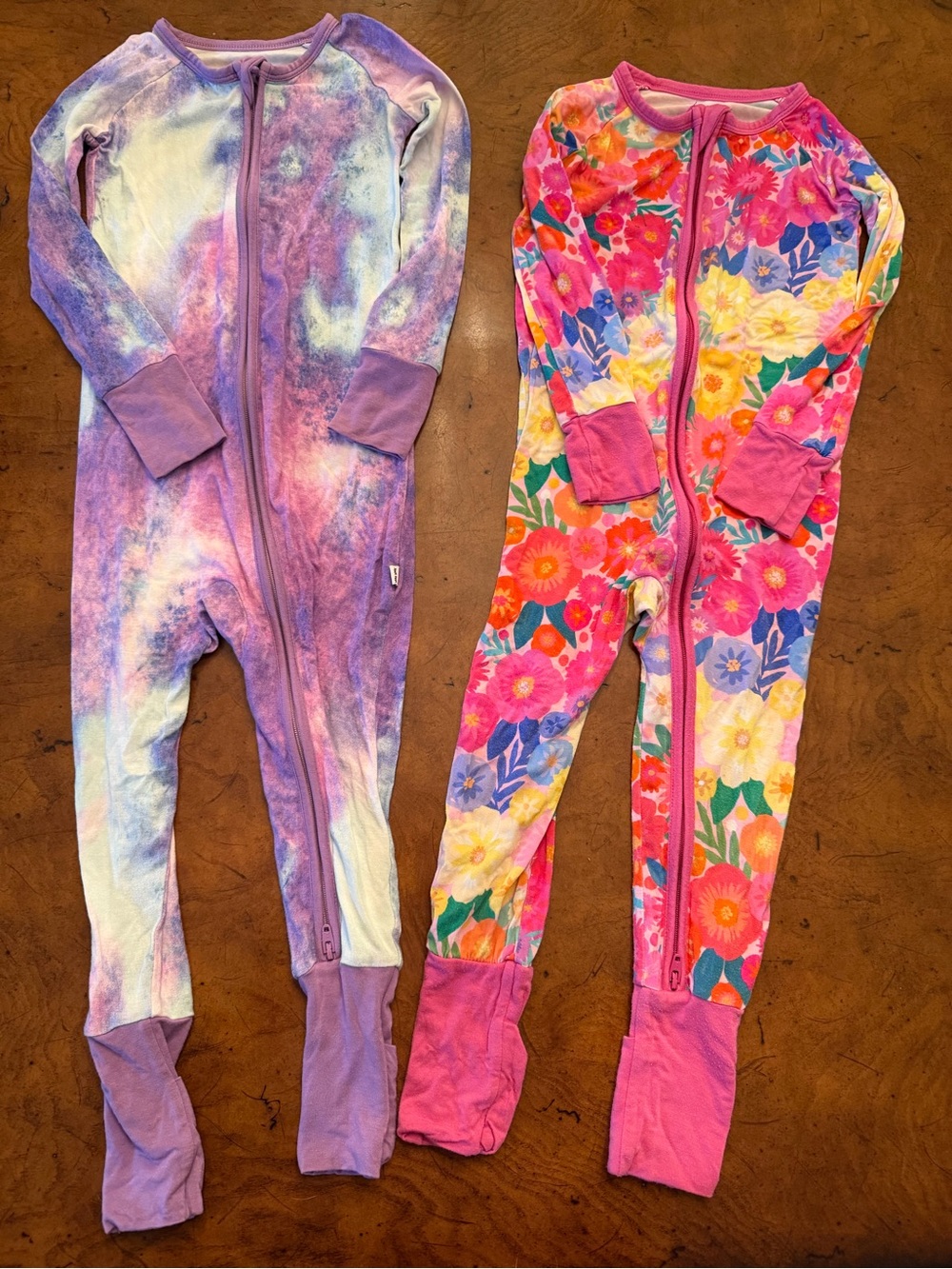 Little sleepies bundle 18-24 months zippys purple and floral
